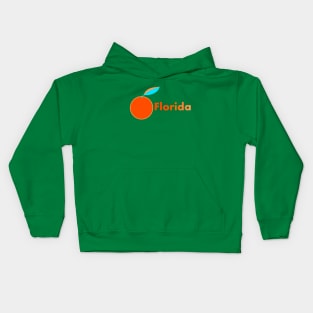 Florida Orange Kids Hoodie